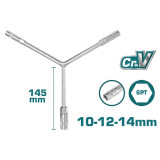 TOTAL - Cheie tip Y - 10-12-14mm (INDUSTRIAL) - MTO-THYSW101214