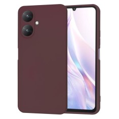 Husa silicon Xiaomi Redmi 13C 5G Techsuit SoftFlex, bordo foto