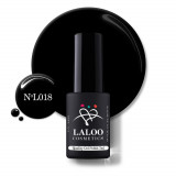 018 Black | Laloo gel polish 7ml, Laloo Cosmetics