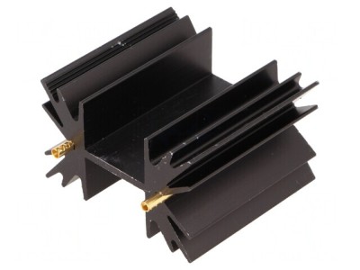 Radiator Extrudat Negru SOT32 TO220 TO3P 38.1mm 6.5K/W foto
