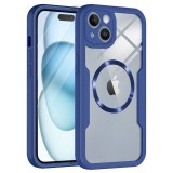 Husa pentru iphone 15 plus cu folie, colorverse 360 magsafe, blue