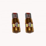 Set 2 Becuri LED T10 W5W 27 SMD Super Canbus 6000K Alb Rece Lupa 12V Auto Fara Eroare