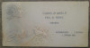 Invitatie nunta Turnu Severin 1912// embosata, influente art nouveau, Necirculata, Printata