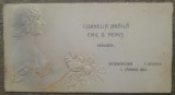 Invitatie nunta Turnu Severin 1912// embosata, influente art nouveau