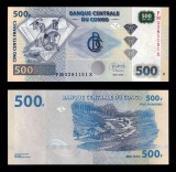 CONGO █ bancnota █ 500 Francs █ 2022 █ P-96D █ UNC █