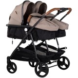 Cumpara ieftin Carucior gemeni Chipolino Duo Smart 2 in 1 tiramisu