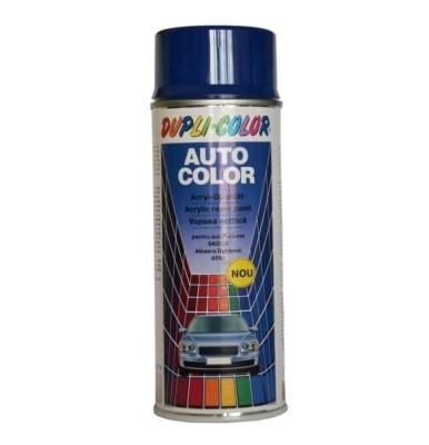 Spray vopsea auto Skoda, Dupli-Color, albastru dynamic 4590, interior / exterior, 350 ml foto