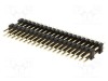 Conector şir pini 40 pini 2x20 tată drept 3A THT NINIGI aurit