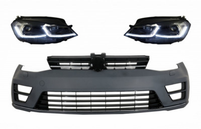 Bara Fata cu Faruri LED Semnal Dinamic VW Golf VII 7 (2013-2017) R-Line Look Performance AutoTuning foto
