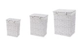 Cumpara ieftin Set 3 cosuri rufe, depozitare lemn salcie textil alb 30,5 x 20,5 x 40 cm, 37 x 26,5 x 47 cm, 44 x 33 x 56 cm