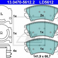 Set placute frana,frana disc OPEL ZAFIRA TOURER C (P12) (2011 - 2016) ATE 13.0470-5612.2