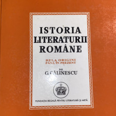 ISTORIA LITERATURII ROMANE DE LA ORIGINI PANA IN PREZENT,G.CALINESCU/ED.SEMNE'94