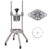 vidaXL Tăietor de Fructe Argintiu 20 x 20 x 48 cm Aluminiu turnat