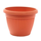 Ghiveci din plastic Hobby, maro D 35 cm