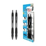 Cumpara ieftin Set 2 pixuri cu gel Mitama, varf 0.7 mm, scriere neagra