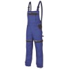 Salopeta lucru Ardon Cool Trend, albastru-negru, S/48, bumbac, buzunare multiple, intarituri genunchi, reflectorizante