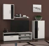 Living Mini Forever Alb/Negru 200 cm