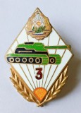 INSIGNA SPECIALIST CLASA 3 TANCURI RSR ARMATA MINISTERUL APARARII TANC TANCHISTI ( CITITI DESCRIEREA )