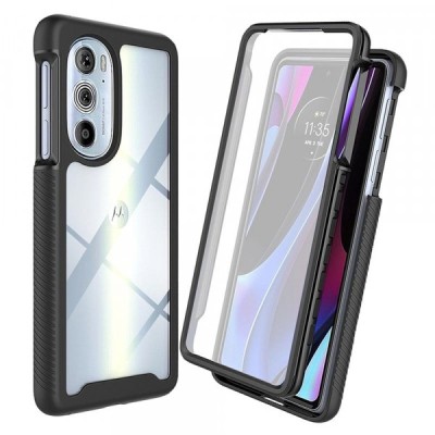 Husa pentru Motorola Edge 30 Pro, Techsuit, Defense360 Pro, Neagra foto