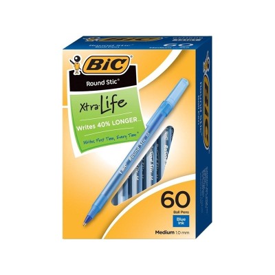 Pix Round Stic albastru 60/cutie &amp;ndash; BIC foto