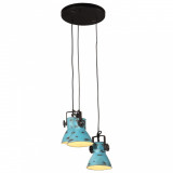 Lampa suspendata 25 W, albastru uzat, 30x30x100 cm, E27 GartenMobel Dekor, vidaXL