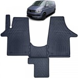 Set de covorase din cauciuc premium, 4 piese, potrivit pentru VW T5 T6 Bus Transporter 2003-2019 Performance AutoTuning