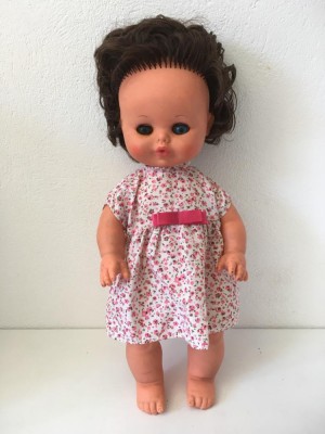 * Papusa vintage Furga Italia anii 60, 42cm, colectie, ochi mobili, articulata foto