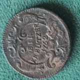Franz Stephan 1 kreuzer EIN KREUTZER 1762 NB , BAIA MARE , raruta