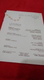 PROGRAM TEATRUL DE STAT DE OPERETA BUCURESTI -LYSISTRATA-=LIPSA COPERTA FATA