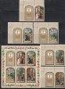 Cook 1973 - Crăciun, Serie cu Viniete + Bloc + 5 Colite, 4 POZE, SET COMPLET, MNH, Nestampilat