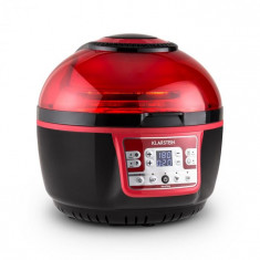 Klarstein Klarstein VitAir Turbo Hei?luftfritteuse rosu-negru 9l 1400W Grill copt foto