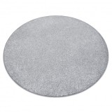 Covor rotund EXCELLENCE gri 109 simplu, melange, cerc 100 cm