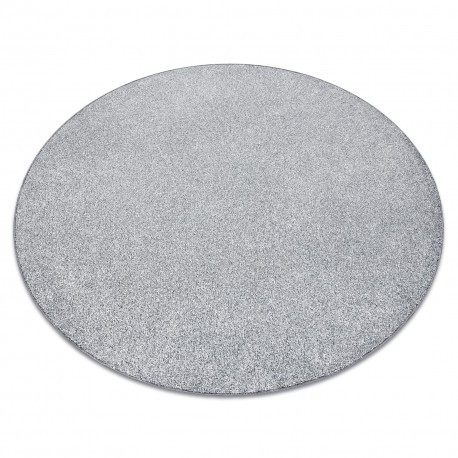 Covor rotund EXCELLENCE gri 109 simplu, melange, cerc 100 cm
