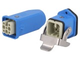 Conector HDC tată + mamă 10A, 90V, 8 pini, Han&reg; Ex