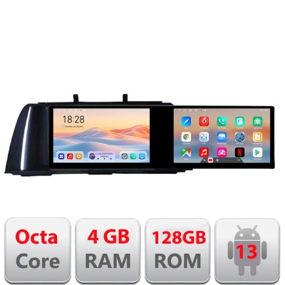 Navigatie Seria 5 F10 2010-2012 CIC Lenovo 8 core 4+64 10.5 inch Incell 1K android Wifi 5Ghz gps internet CarStore Technology foto