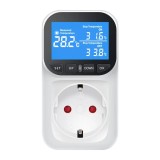 Priza inteligenta cu termostat,, control temperatura/temporizator, senzor de temperatura, alb @smartWIZ smw98