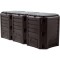 Compostor de gradina, 3 module, Module Compogreen, 1200 L, negru, 198x71.9x82.6 cm, Prosperplast