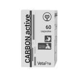 VETAPRO CARBON ACTIVE 500MG 60CAP CUT SUPORT GASTROINTESTINAL CAINI SI PISICI