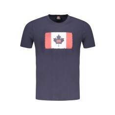 Norway Tricou barbati cu imprimeu, din bumbac, Regular fit, Bleumarin, M