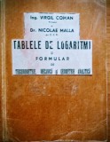 Tablele de logaritmi si formular de Trigonometrie Mecanica si Geometrie analitica Virgil Coman