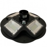 Lampa solara Combat 200W, Li-Ion, flux luminos 1700 lm, senzor de miscare, IP65, 6400K, Telecomanda, Horoz