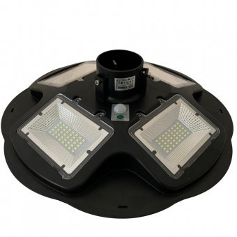 Lampa solara Combat 200W, Li-Ion, flux luminos 1700 lm, senzor de miscare, IP65, 6400K, Telecomanda foto