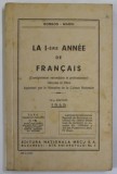 LA I - ere ANNEE DE FRANCAIS par GORGOS et MARIN , 1945