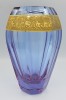 Superba vaza vintage MOSER autentica- Diva vase- sticla alexandrite ametist