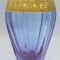 Superba vaza vintage MOSER autentica- Diva vase- sticla alexandrite ametist