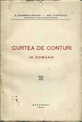 CURTEA DE CONTURI IN ROMANIA - C. STANESCU TELEGA foto