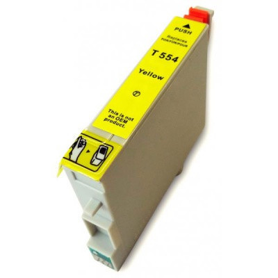 Epson T0554 galben (yellow) cartus compatibil - 290 pagini foto