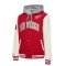 Detroit Red Wings hanorac de bărbați cu glugă Courtside Fleece Button Front Vintage Logo - L