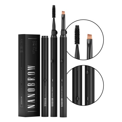 Pensule pentru sprancene Nanobrow Styling Brush -Comfort maxim la utilizare foto