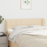 Gossi tablie de pat cu aripioare crem 147x23x78/88 cm material textil